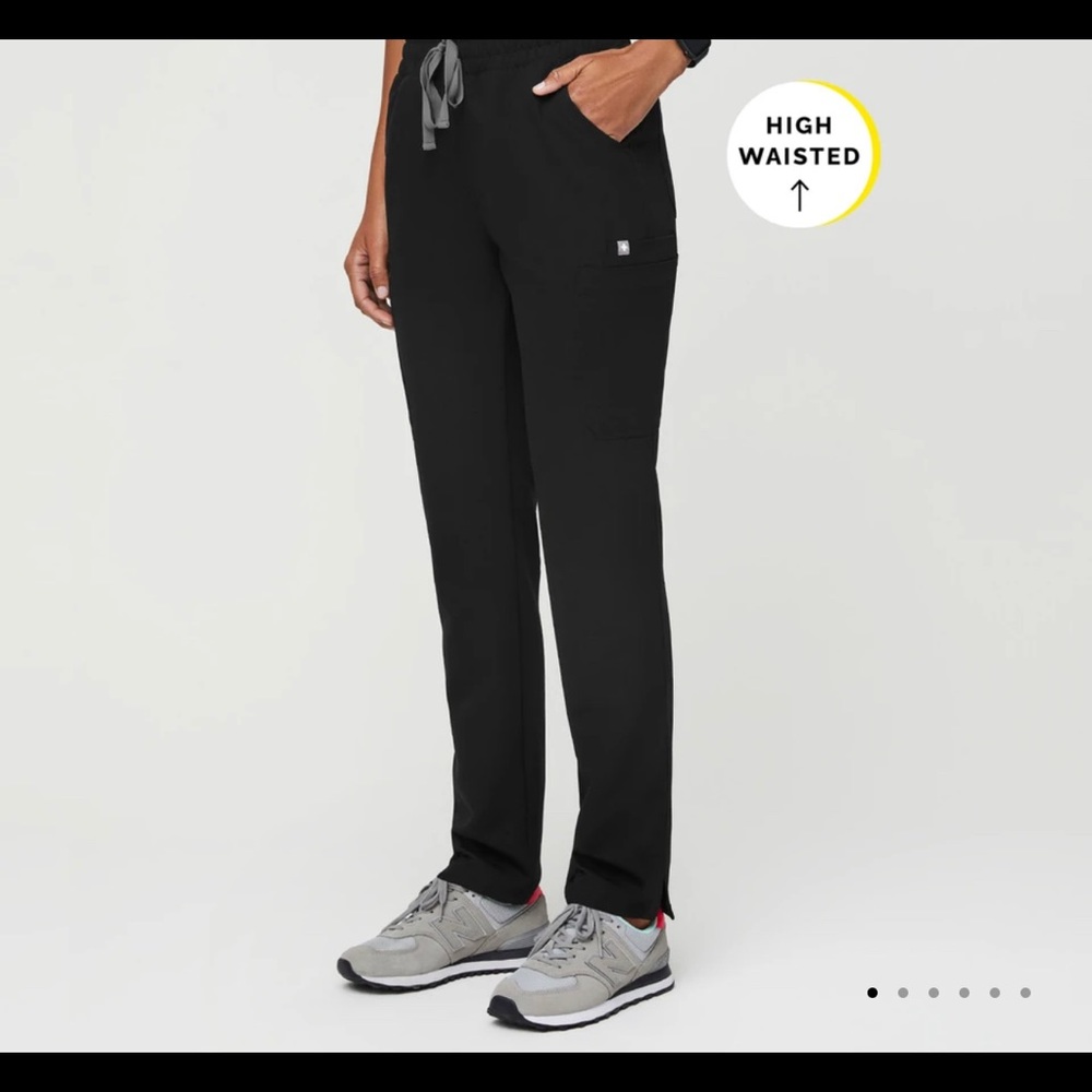 High Waisted Yola Skinny Scrub Pant - Figs